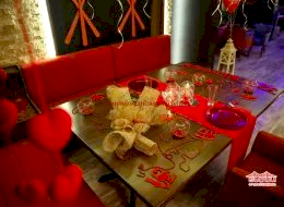 Kumaş Rafya Süsleme Çiçek Süsleme Evlenme Teklifi Organizasyonu İstanbul Organizasyon