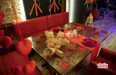 Kumaş Rafya Süsleme Çiçek Süsleme Evlenme Teklifi Organizasyonu İstanbul Organizasyon