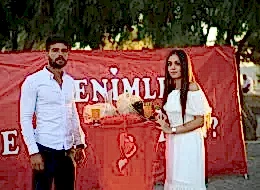 Evlenme Teklifi Organizasyonu Bistro Masa Süsleme