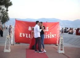 Sürpriz Evlilik Teklifi Organizasyonu Yer Volkanları Gösterisi İstanbul