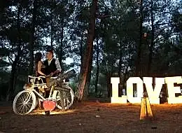 Dekoratif Bisikletle Süsleme Evlenme Teklifi Organizasyonu İstanbul