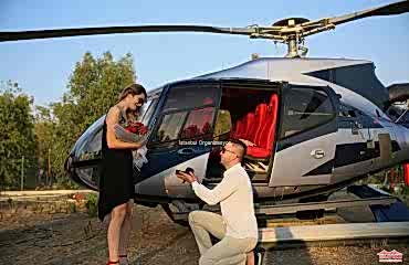 Helikopterde Evlilik Teklifi Organizasyonu Paketi İstanbul Organizasyon