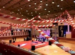 Mezuniyet Organizasyonu Zincir Balon Süsleme İstanbul Organizasyon