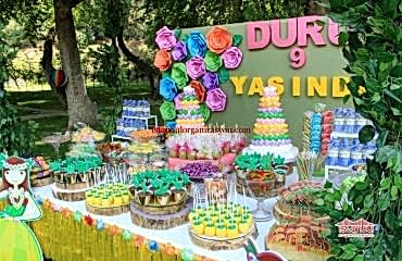 Doğum Günü Organizasyonu Şekerleme Masası Süsleme İstanbul Organizasyon