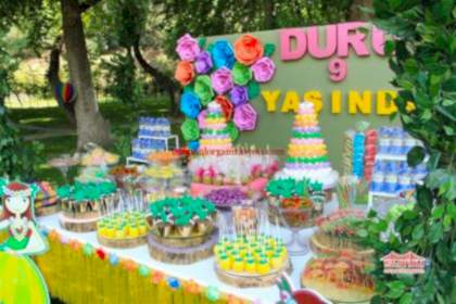 Doğum Günü Organizasyonu Şekerleme Masası Süsleme İstanbul Organizasyon