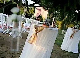 Düğün Organizasyonu Kumaş Rafya Süsleme Hizmeti İzmir Organizasyon