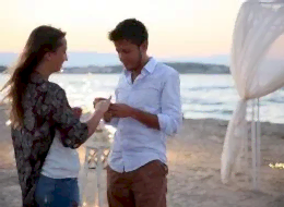 Kumsalda Romantik Evlilik Teklifi Organizasyonu Kilyos