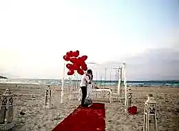 Denizci Fenerleri ve Yer Volkanları Eşliğinde Evlilik Teklifi Organizasyonu İstanbul