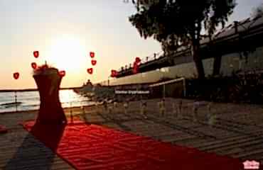 Kuşadası İskelede Evlilik Teklifi Organizasyonu İstanbul Organizasyon
