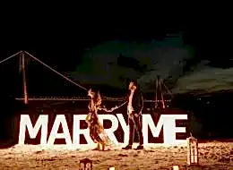 İstanbul Kumsalda Evlenme Teklifi Organizasyonu