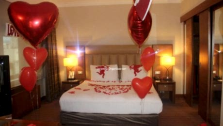Otel Odası Süsleme Evlilik Teklifi Organizasyonu Paketi İstanbul Organizasyon