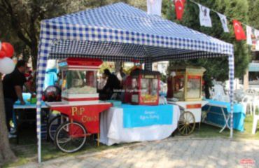 Patlamış Mısırcı Popcorn Nostaljik Sokak Satıcılar Hizmeti İstanbul Organizasyon