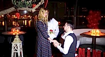 Restoranda Evlilik Teklifi Organizasyonu İstanbul Organizasyon