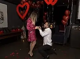 Evlenme Teklifi Anı ve Restoran Süsleme