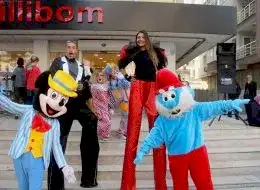 Tahta Bacak Gösterisi ve Çizgi Film Maskotları Hizmeti İstanbul Organizasyon