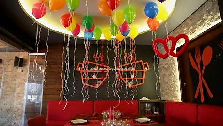 Renkli Uçan Balon Süsleme Servisi İstanbul Organizasyon