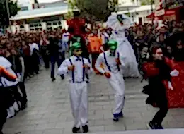 Tahta Bacak Gösterisi İstanbul